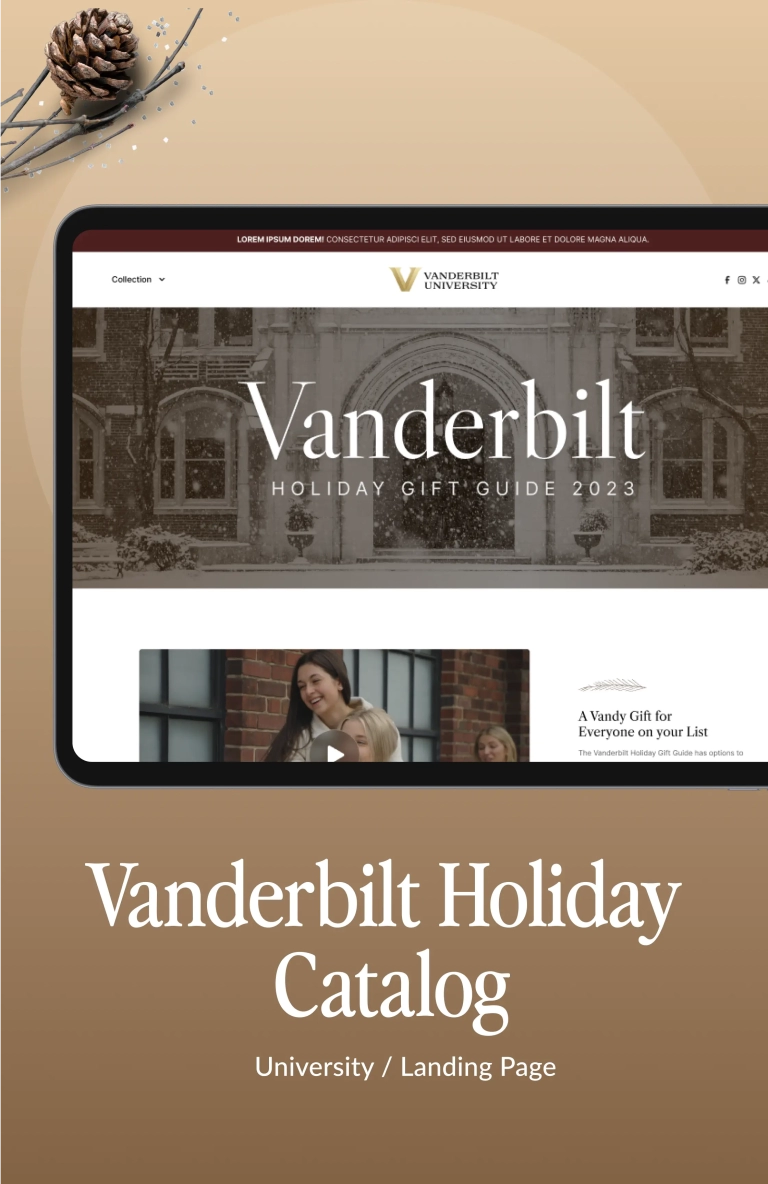 Vanderbilt Holiday Catalog • OAK THEORY